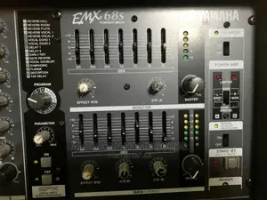 Yamaha Mixer EMX 68s - Powered Amp/Mixer, All in One Setup