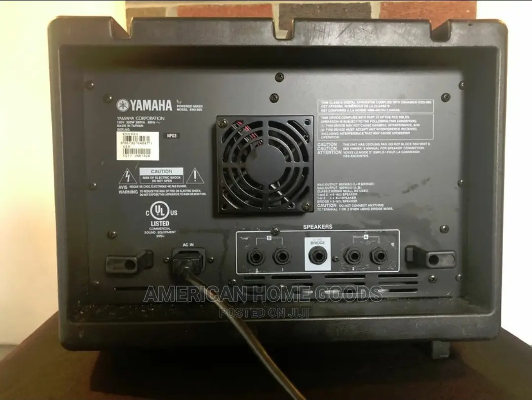 Yamaha Mixer EMX 68s - Powered Amp/Mixer, All in One Setup