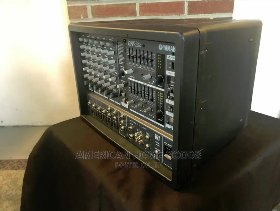 Yamaha Mixer EMX 68s Powered Amp/Mixer, All in One Setup in Central