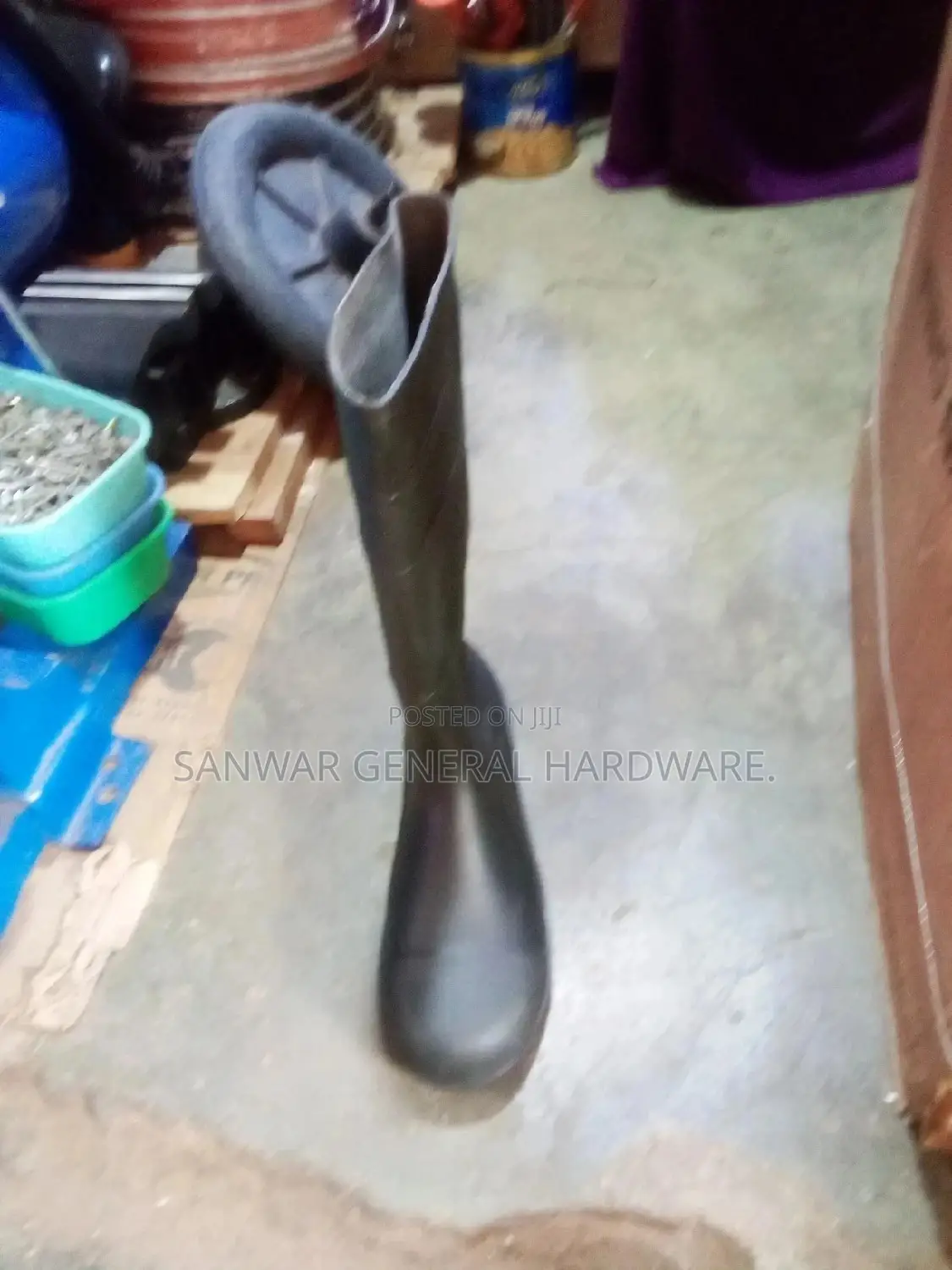 Safety Gamboots With a Metal