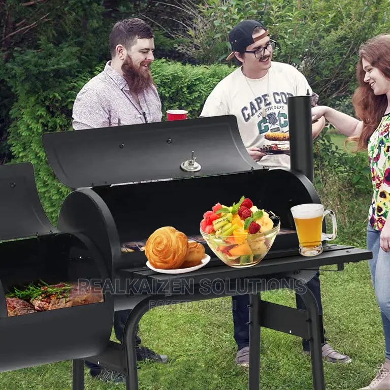 Outdoor BBQ Grill Charcoal Barbecue Pit Patio Cooker Smoker
