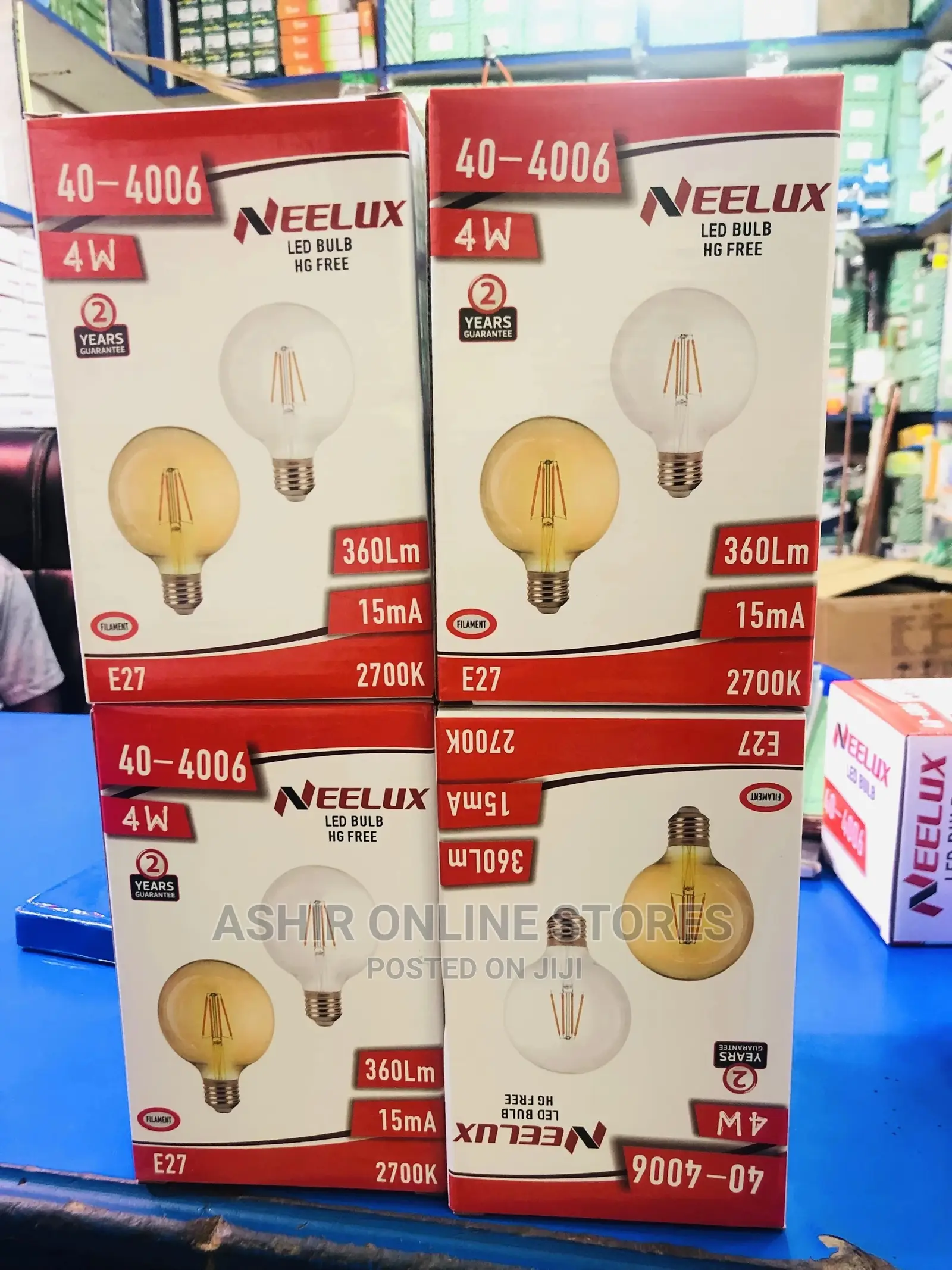LED Round Fillament Bulbs
