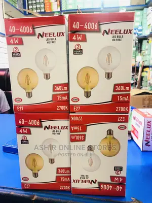LED Round Fillament Bulbs