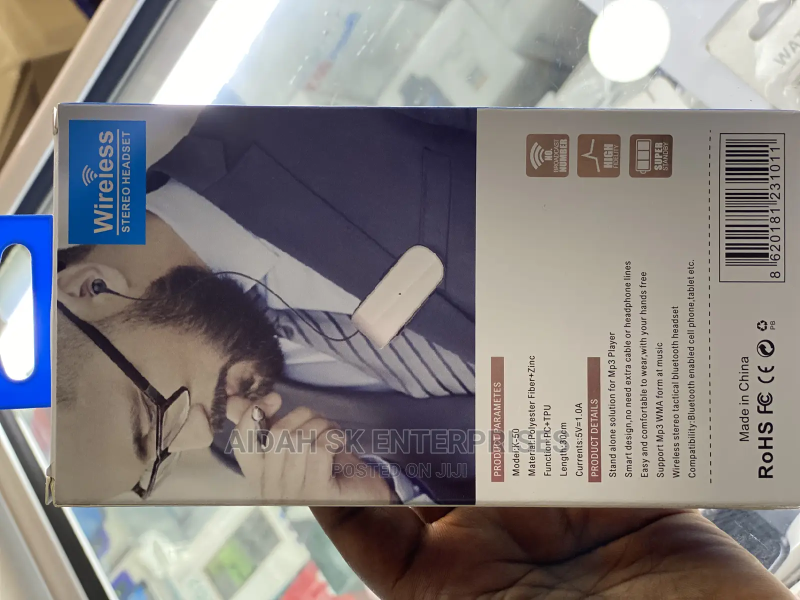 Wireless Smart Clip on Headset