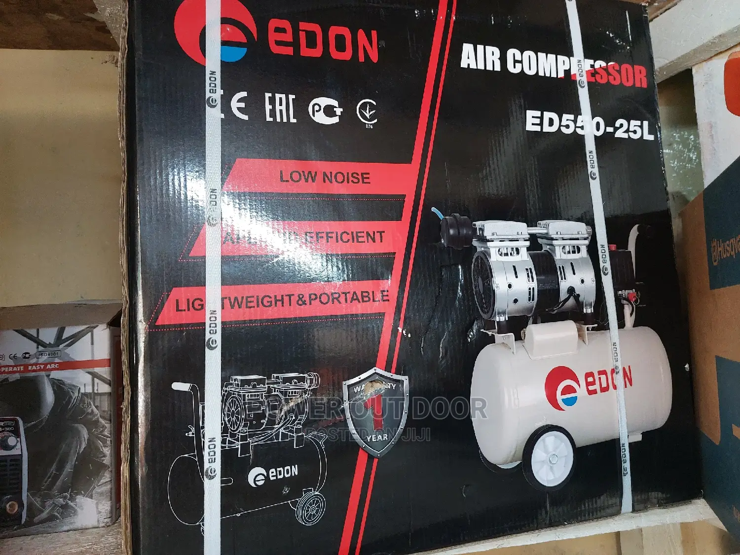 25 Litre Edon Silent Air Compressor