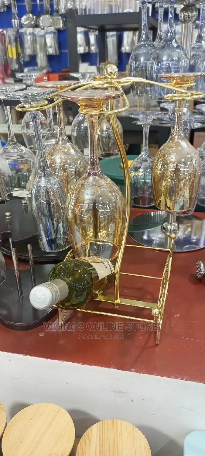 Classy Wine Rack and Glass Holder.