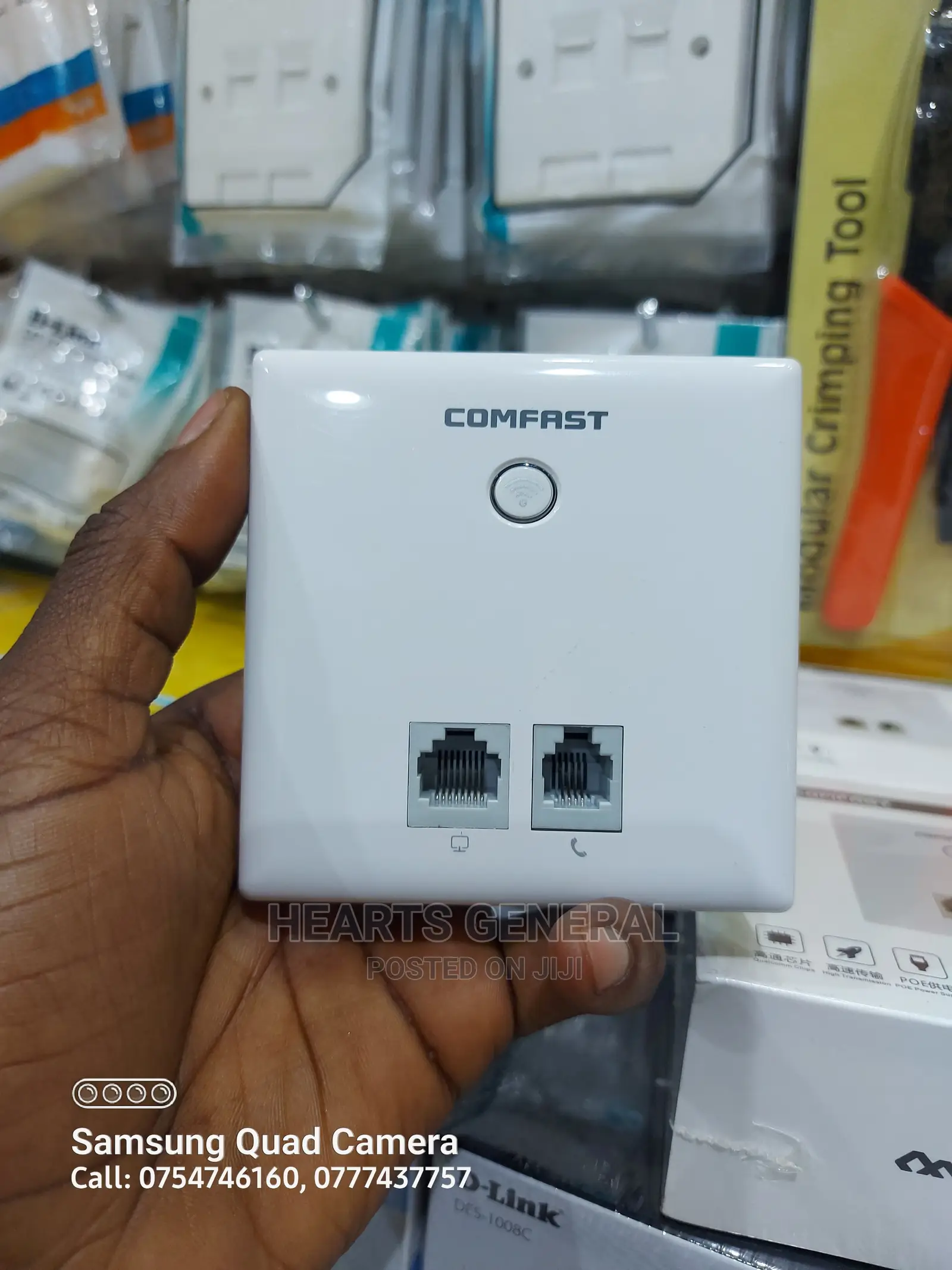 Dual Band In-wall Wireless Access Point (750mbps Speed)