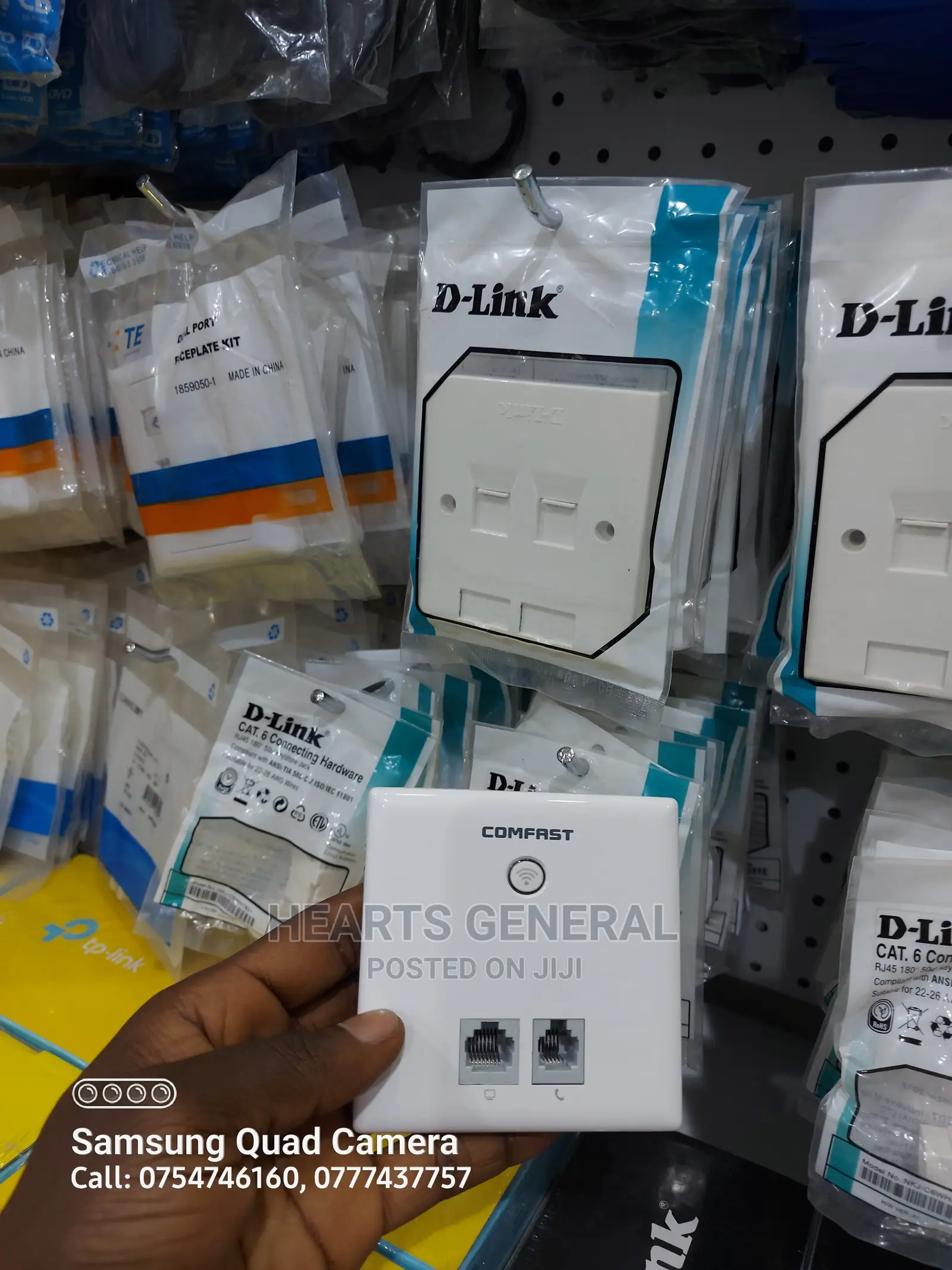 Dual Band In-wall Wireless Access Point (750mbps Speed)