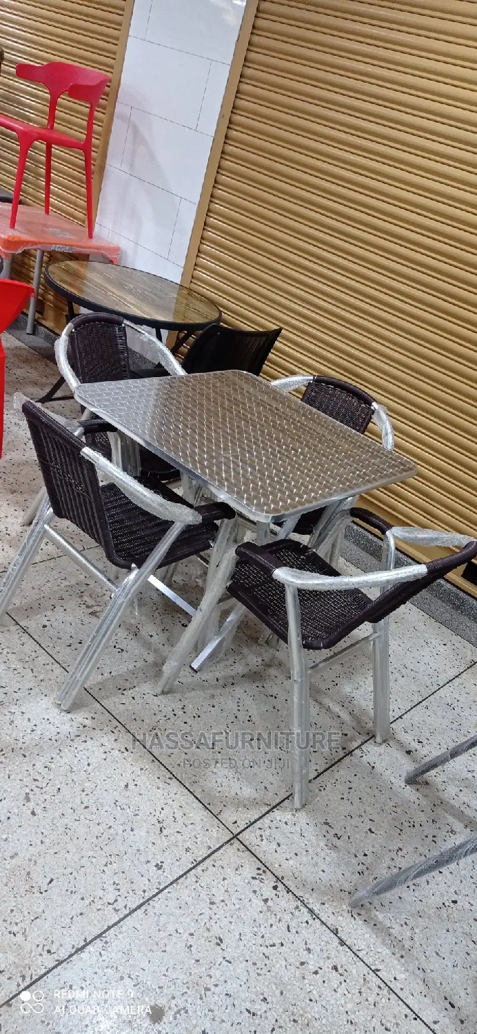 4seaters Aluminium Restaurant Set