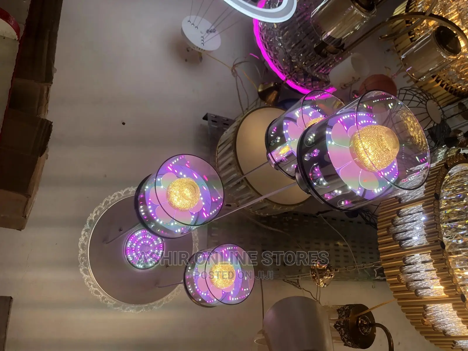 Unique LED Ceiling Light That Changes Colour