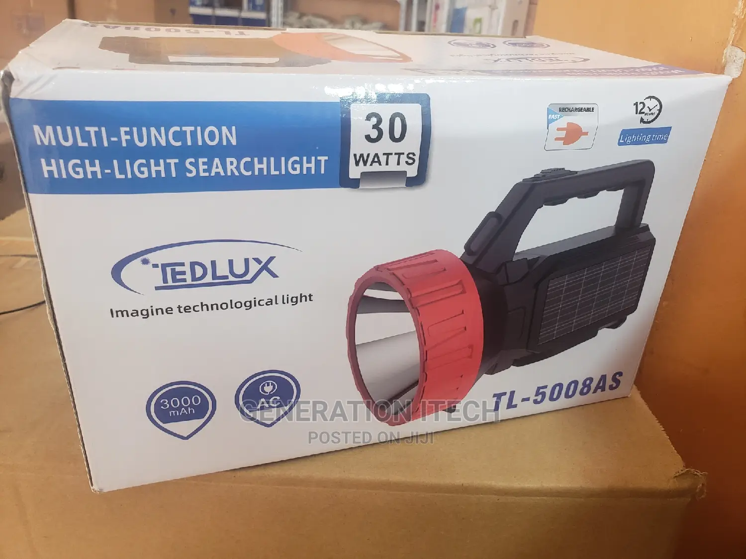 AC/Dc Torch -Search Light -30 Watts Rechargeable