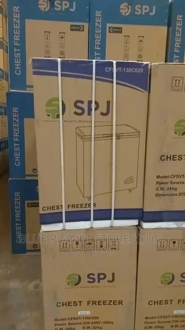 SPJ 130litres Chest/Deep Freezers || CFSVT-130C029