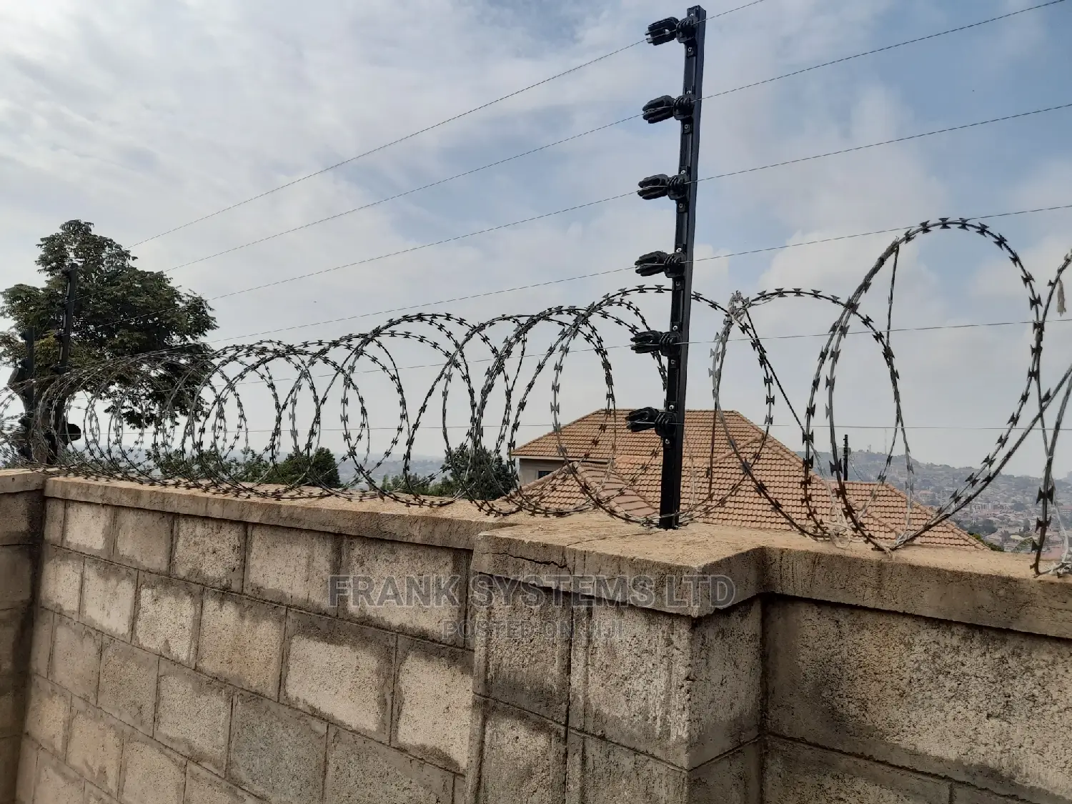 Electric Fencing System Fully Installed With Alarm