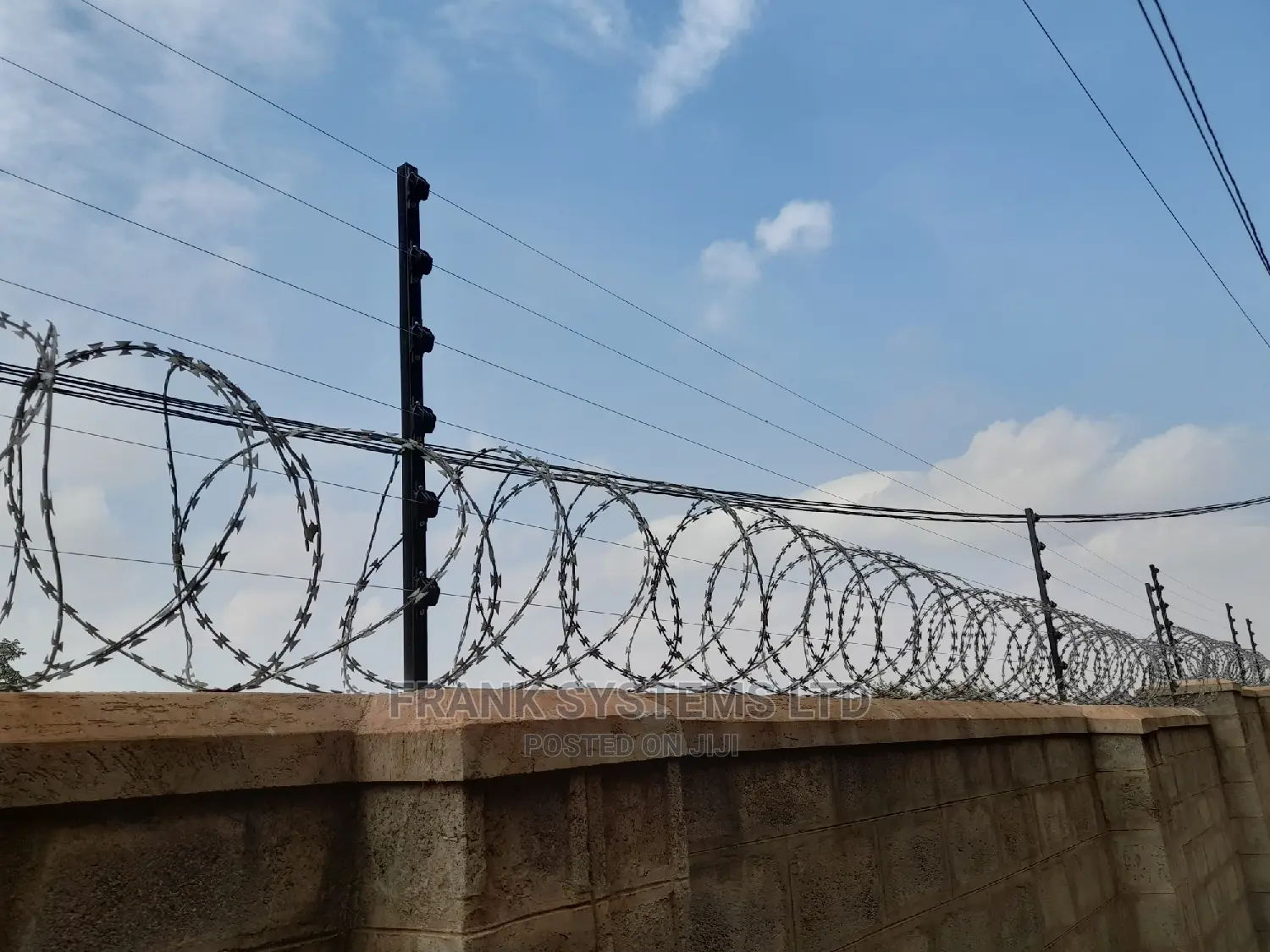 Electric Fencing System Fully Installed With Alarm