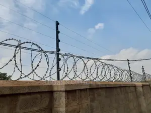 Electric Fencing System Fully Installed With Alarm