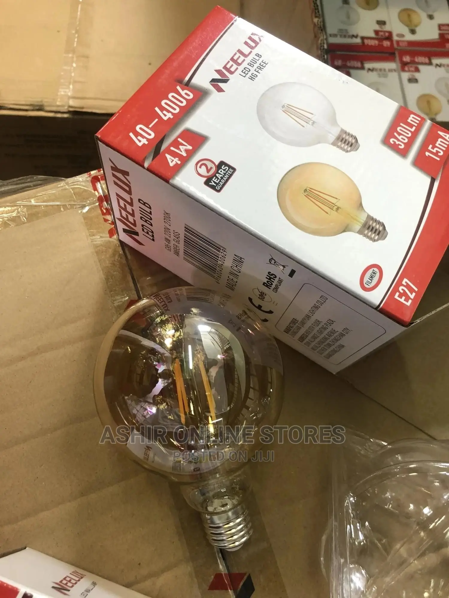 LED Round Fillament Bulbs