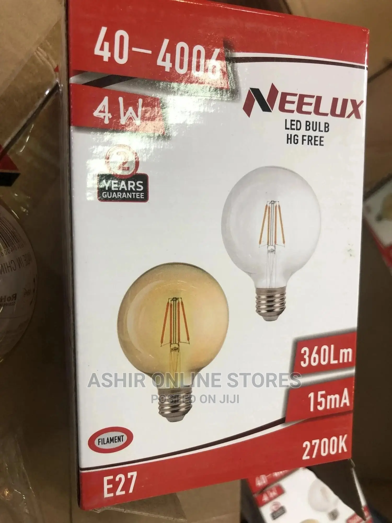 LED Round Fillament Bulbs