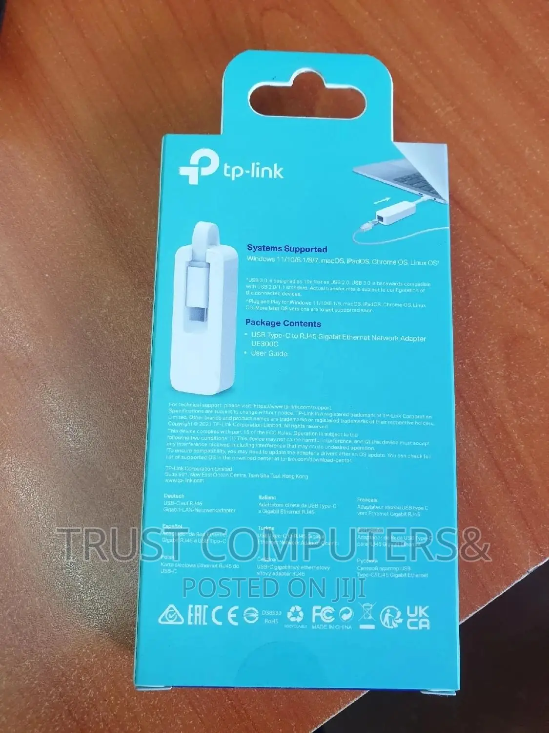 Type C (Usb C) to RJ45 Ethernet Network Adapter