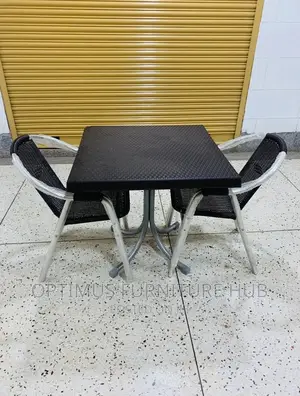 Multipurpose Set (Square Table Two Knitted Chairs)
