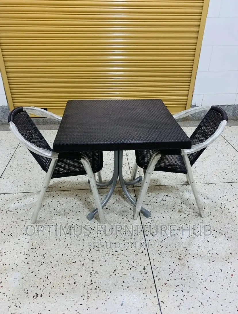 Multipurpose Set (Square Table Two Knitted Chairs)