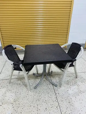 Multipurpose Set (Square Table Two Knitted Chairs)