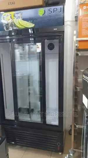 SPJ 830litre Double Slide Door Showcase/Display Refrigerator