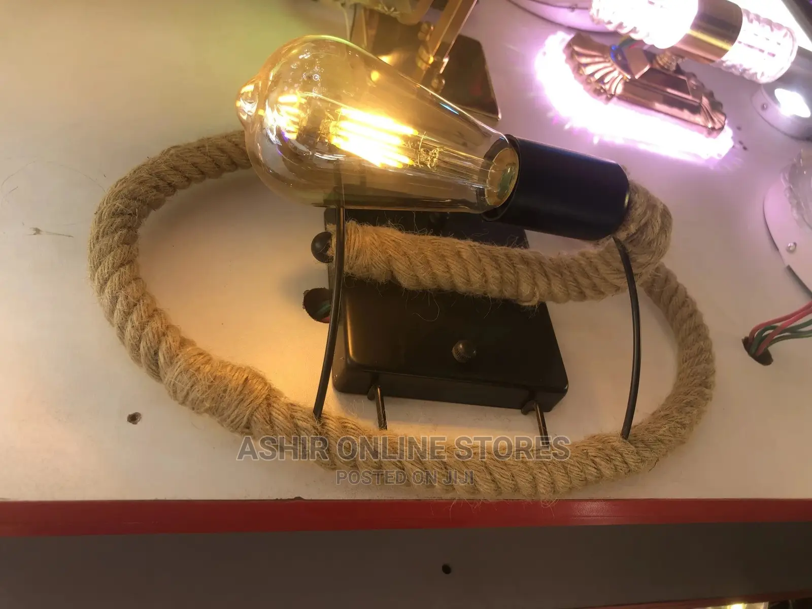 Unique Wall Light With Filament Bulb