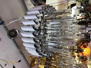 White and Diamond Ceiling Light