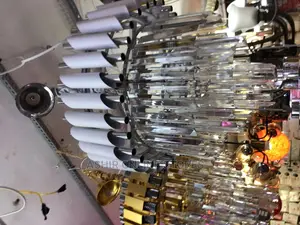 White and Diamond Ceiling Light