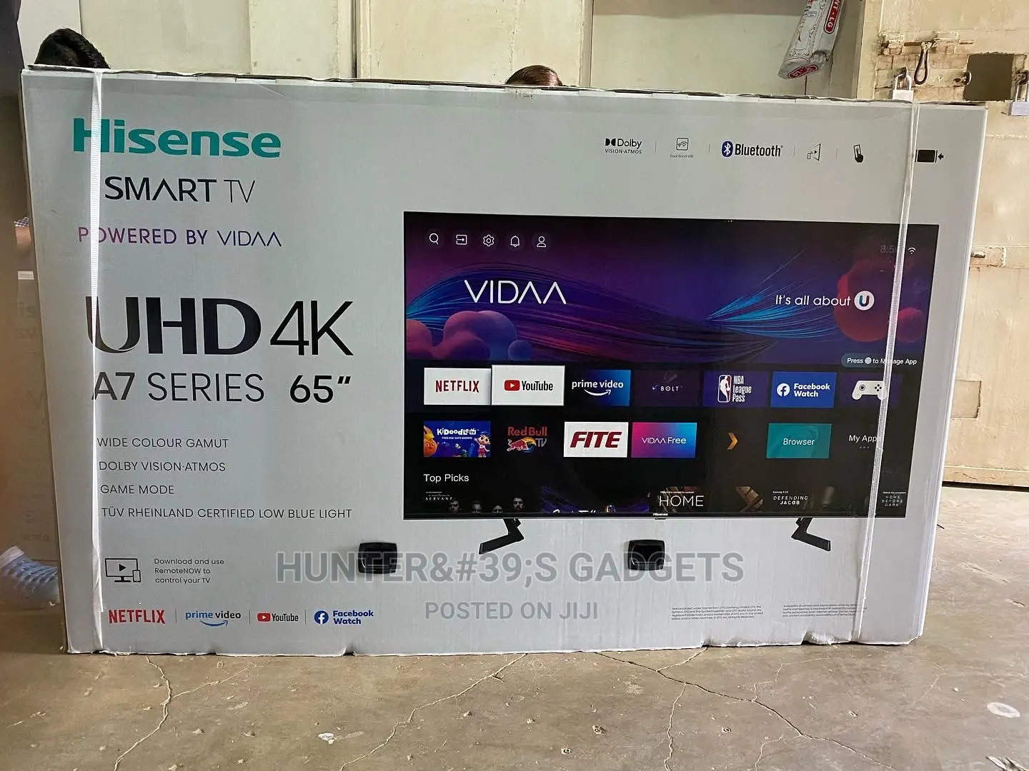 Hisense 65inch Smart Uhd 4k 7series Model 2022 Frameless Tv