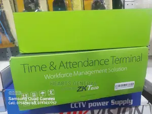 Zkteco F18 Time And Attendance Machine.