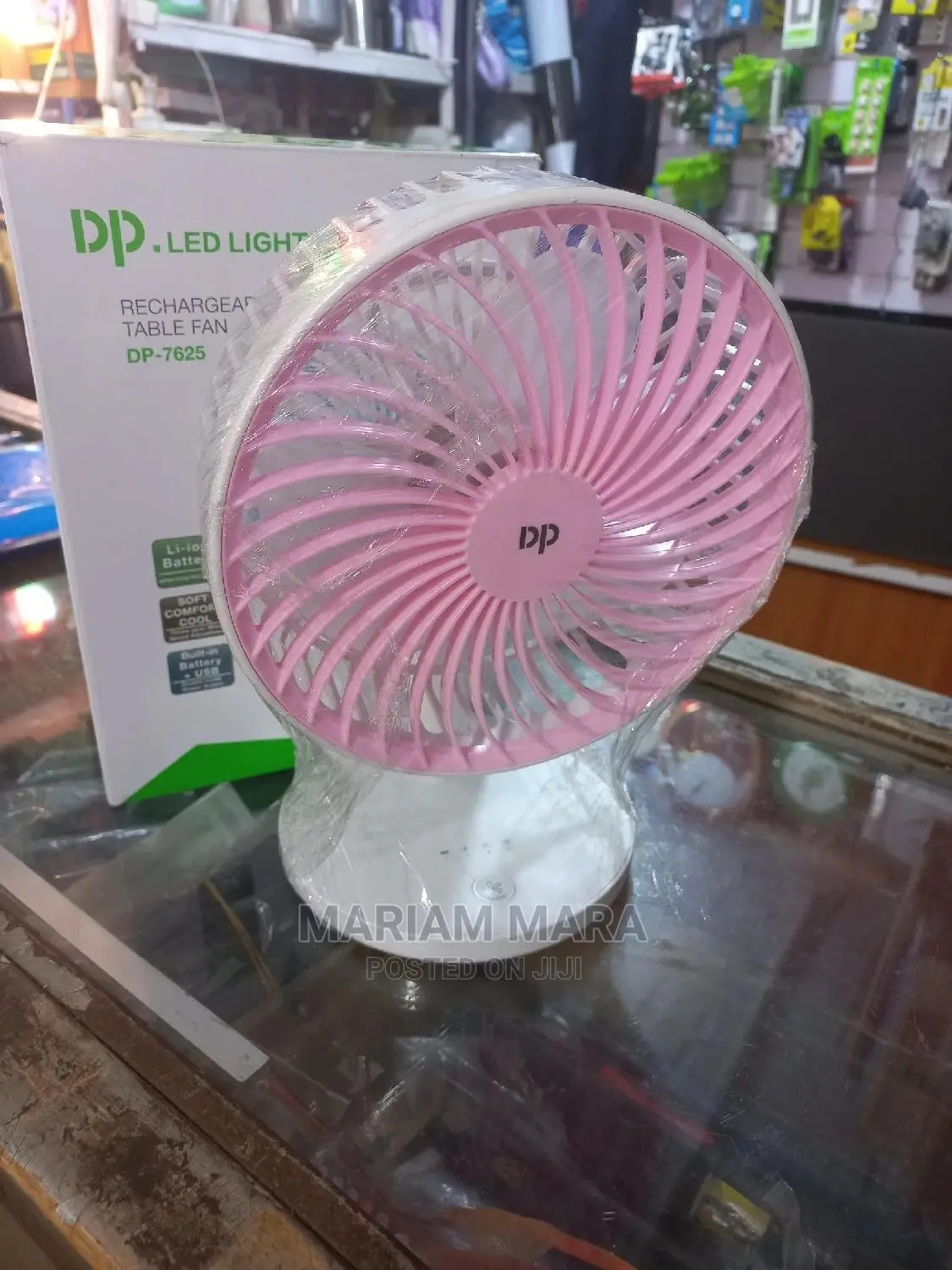 Min Fan With Dp Led Light