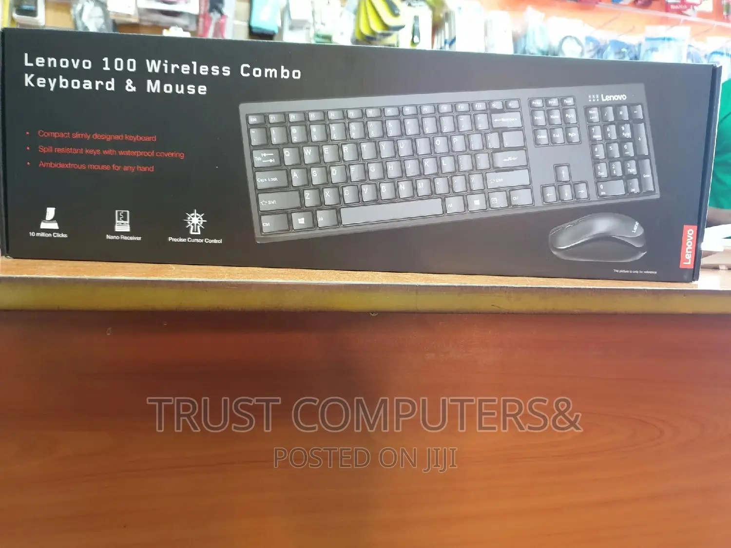 Lenovo 100 Wireless Combo Keyboard and Mouse