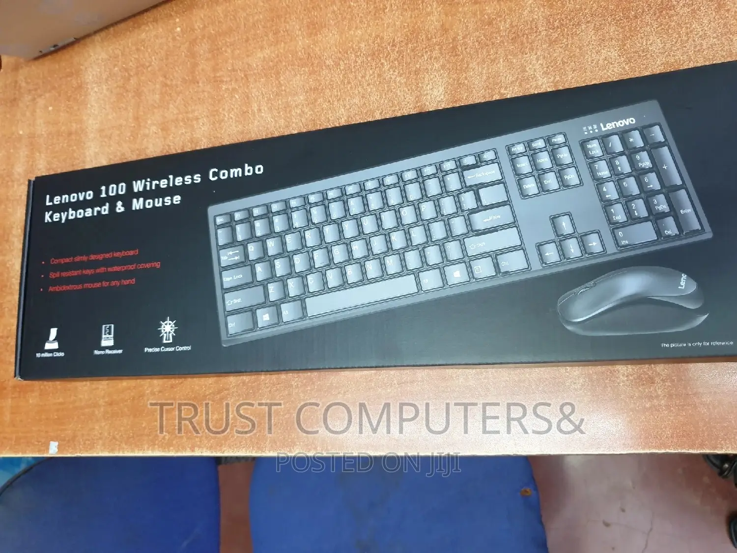 Lenovo 100 Wireless Combo Keyboard and Mouse