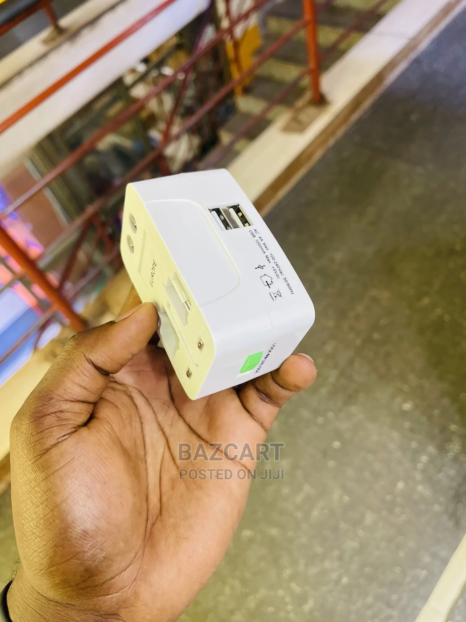 International Travel Power Adapter With 2 Usb Ports
