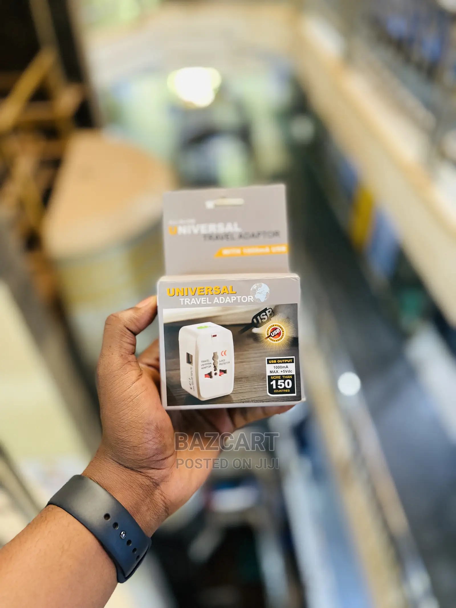 International Travel Power Adapter With 2 Usb Ports