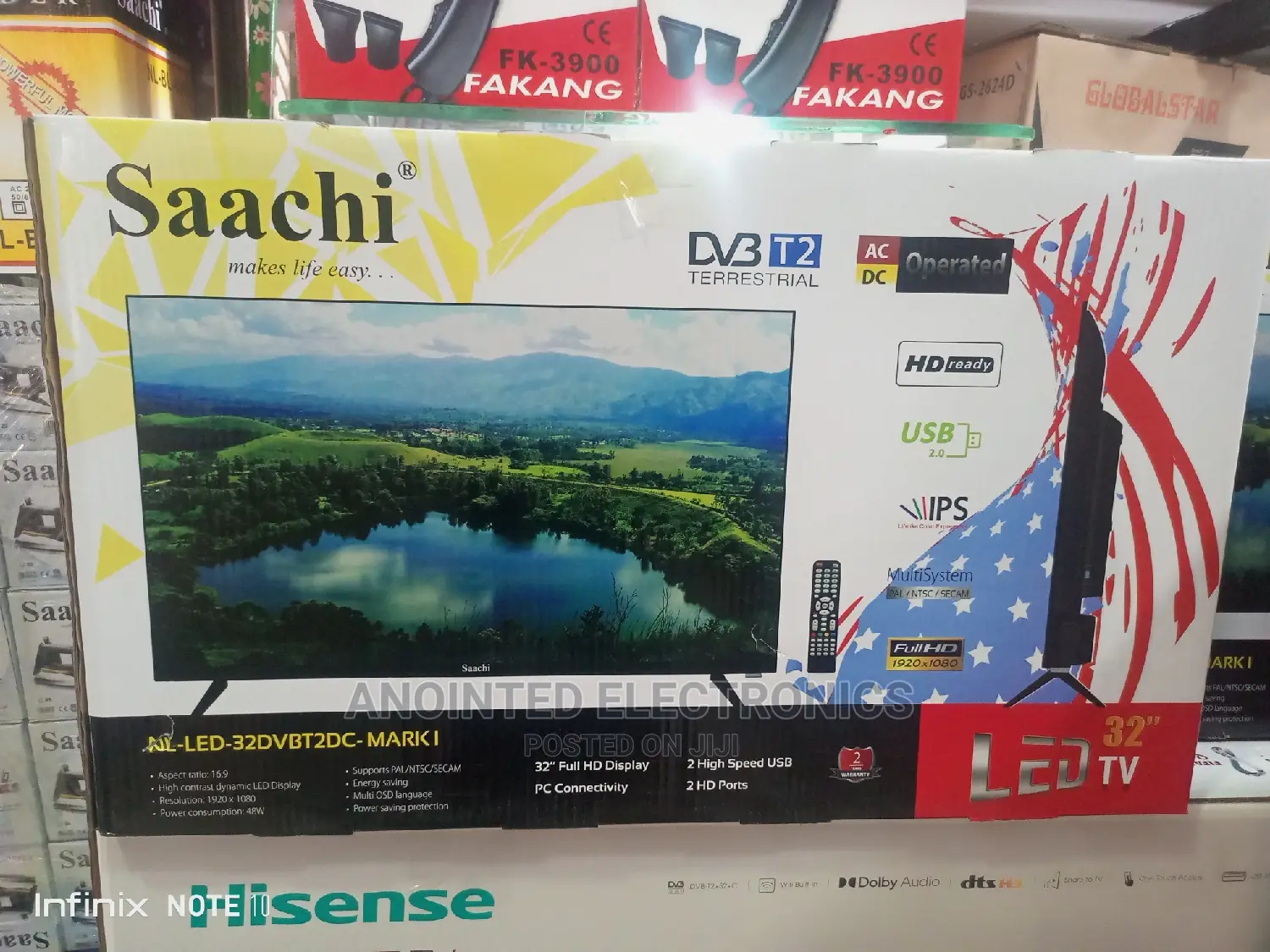 Saach Flameless 32" Digital