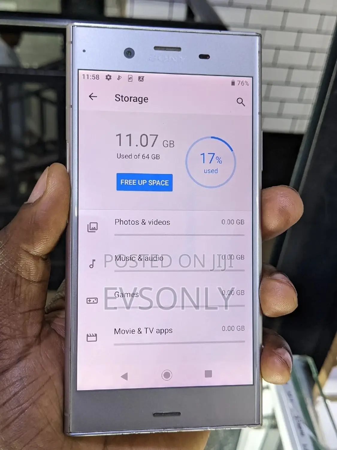 Sony Xperia XZ1 64 GB Silver