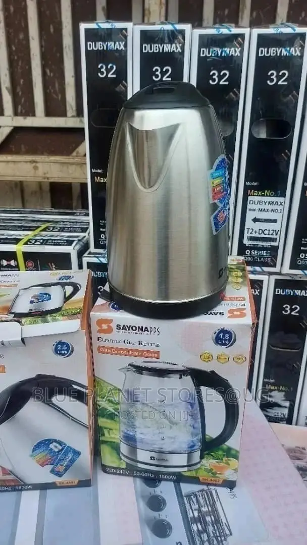 Sayona 2.5L Electric Kettles || 1800w || SK-4441 || S/S Body
