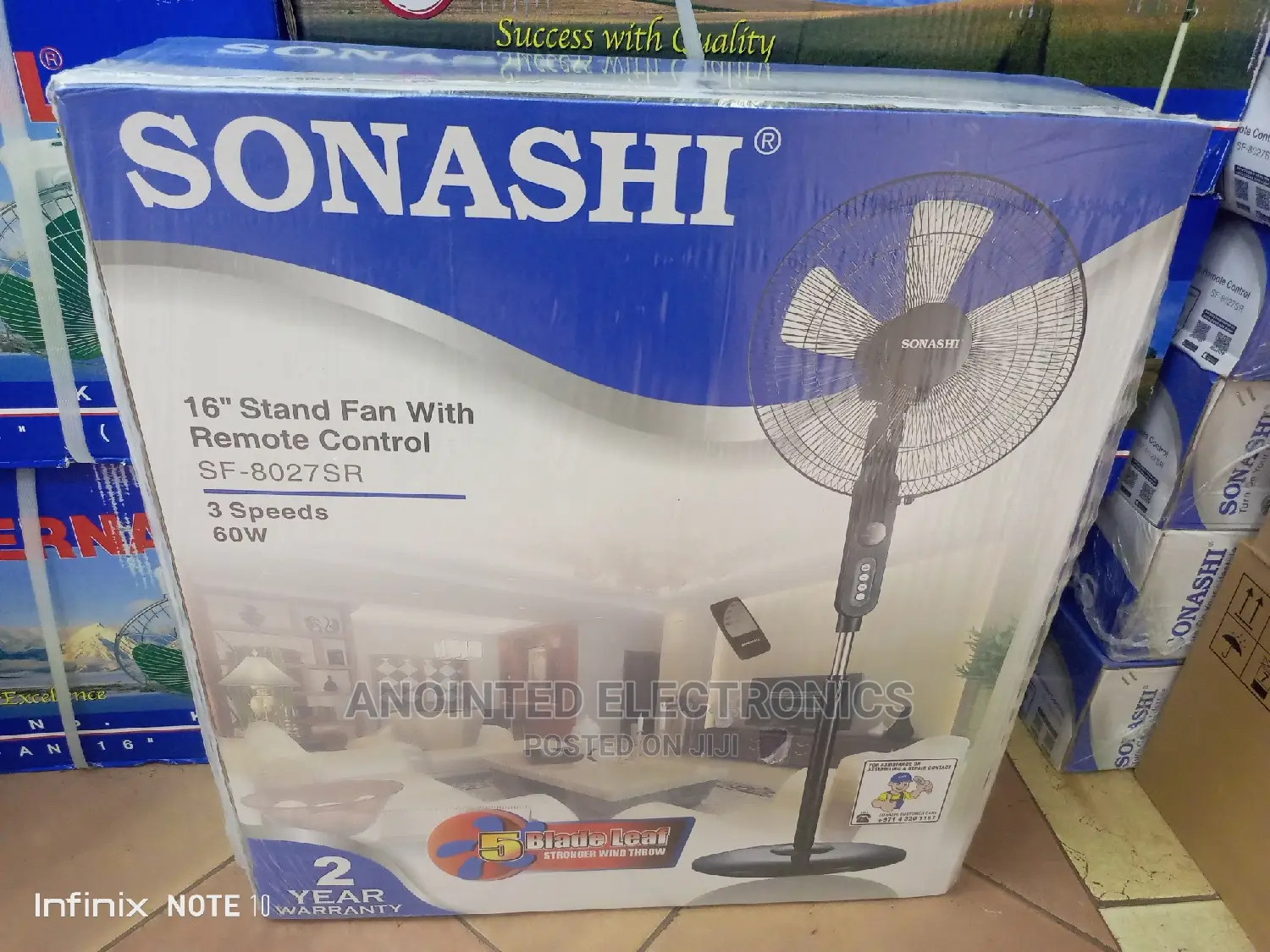 Sonash Remote Control Fan
