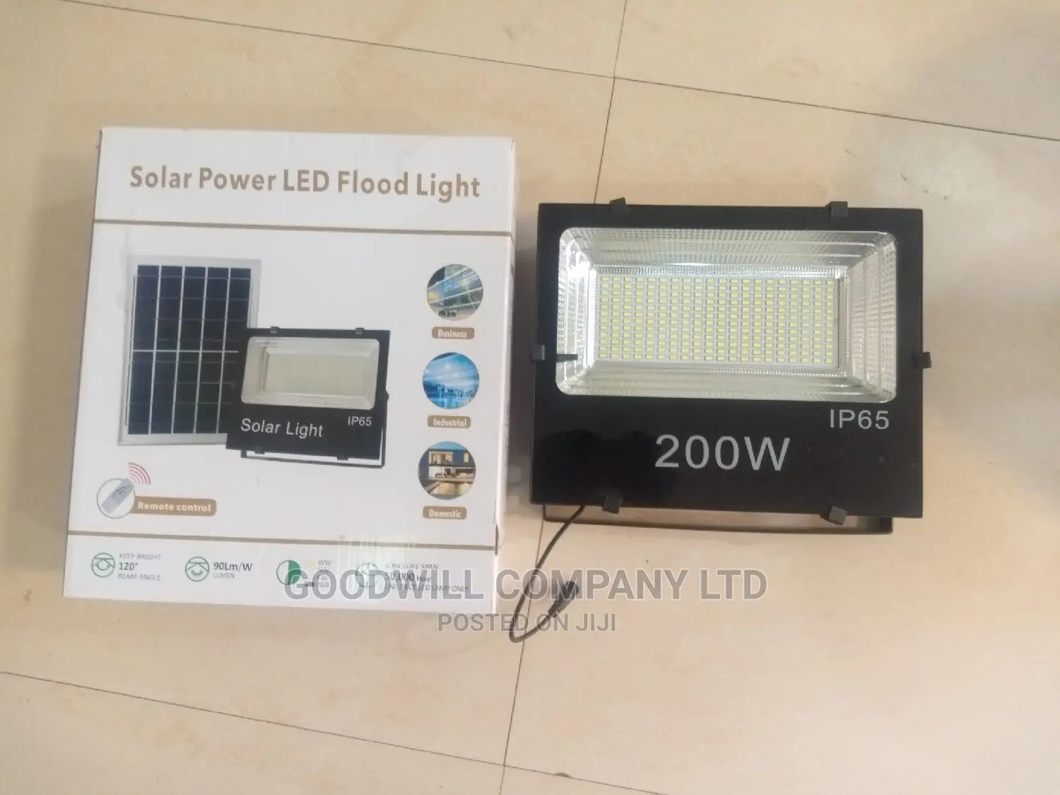 200w Solar Power LED Flood Light