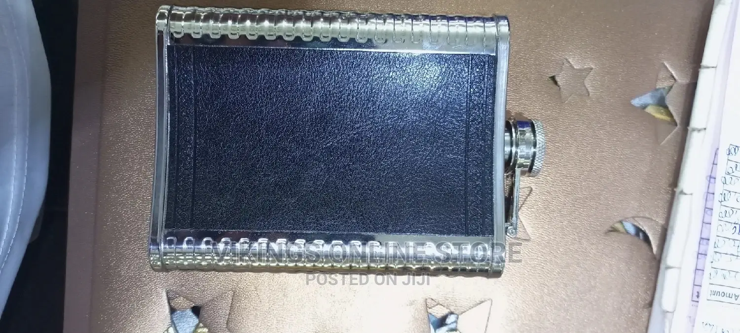 Hip Flasks of Various Sizes.