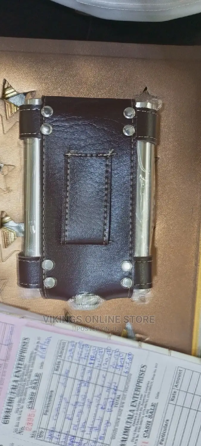 Hip Flasks of Various Sizes.