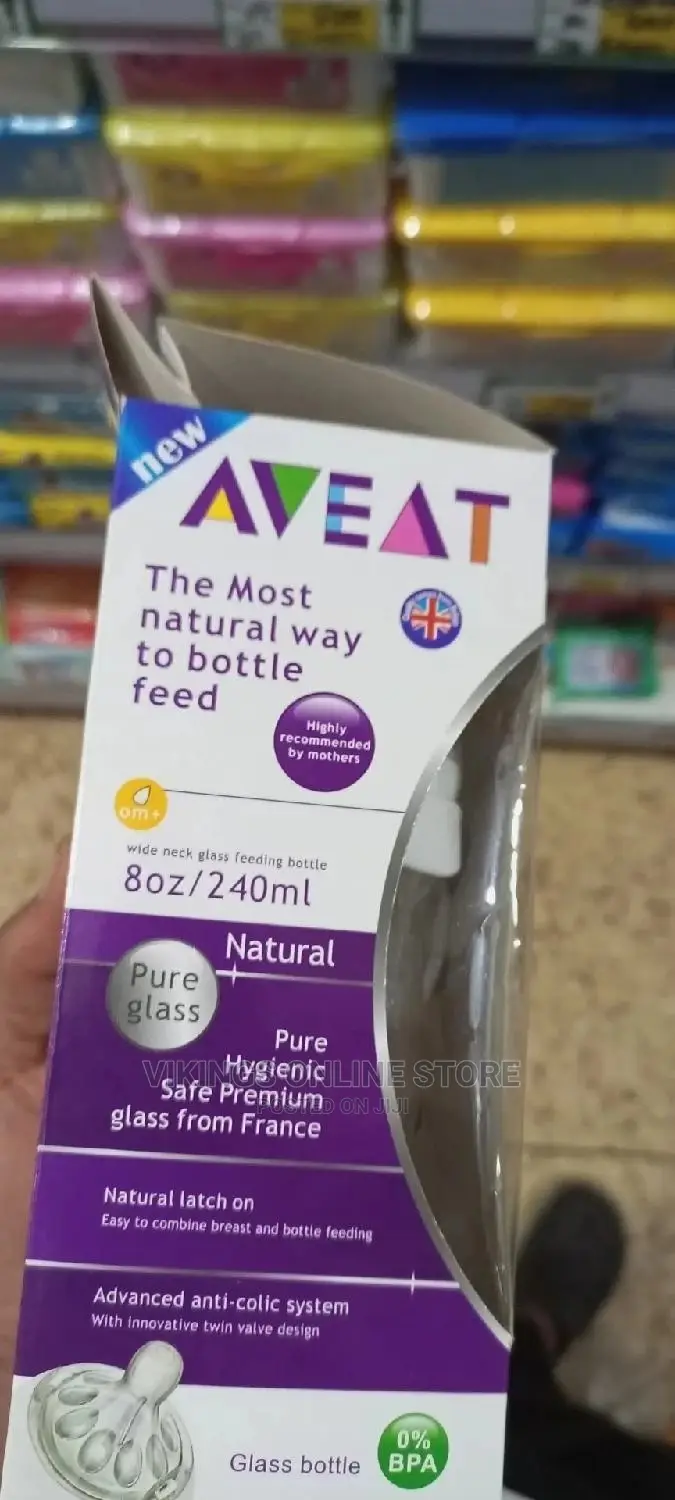 240ml Pure Glass Feeding Bottles