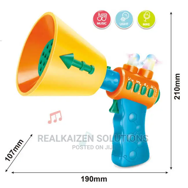 Children Educational Music Light Megaphone Fun Microphone