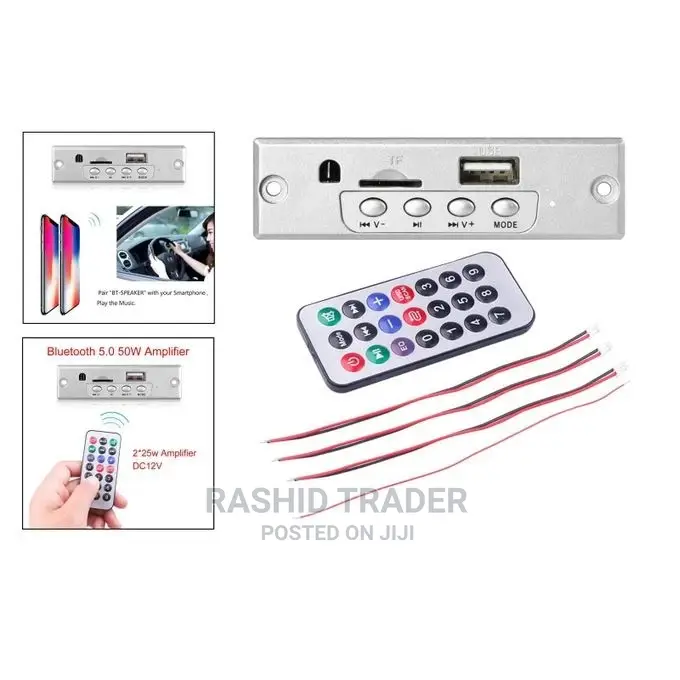 Bluetooth 5.0 Car Radio Mp3 Player Decorder