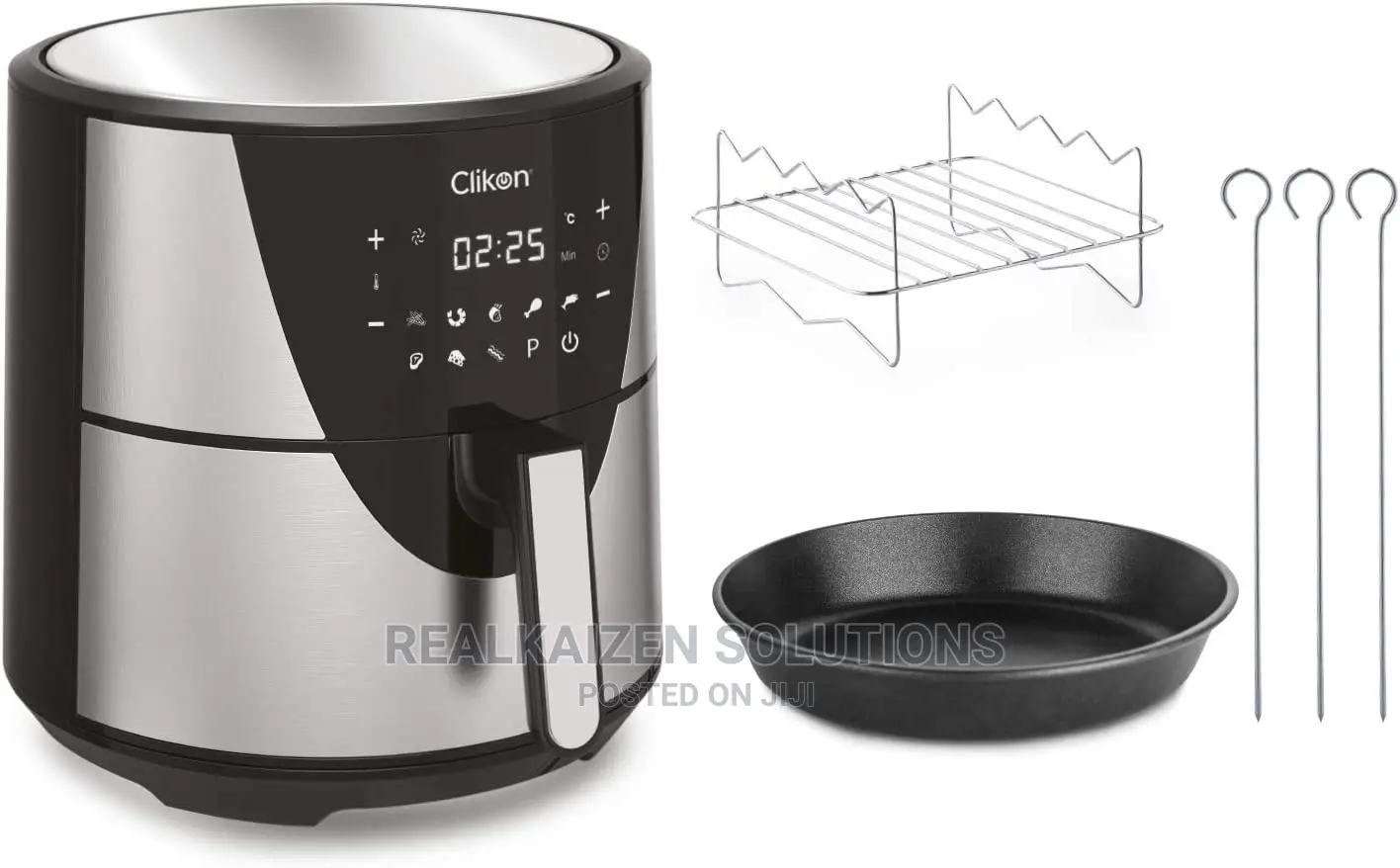 CLIKON 8L Digital Aerocrisp Technology Air Fryer 1700W