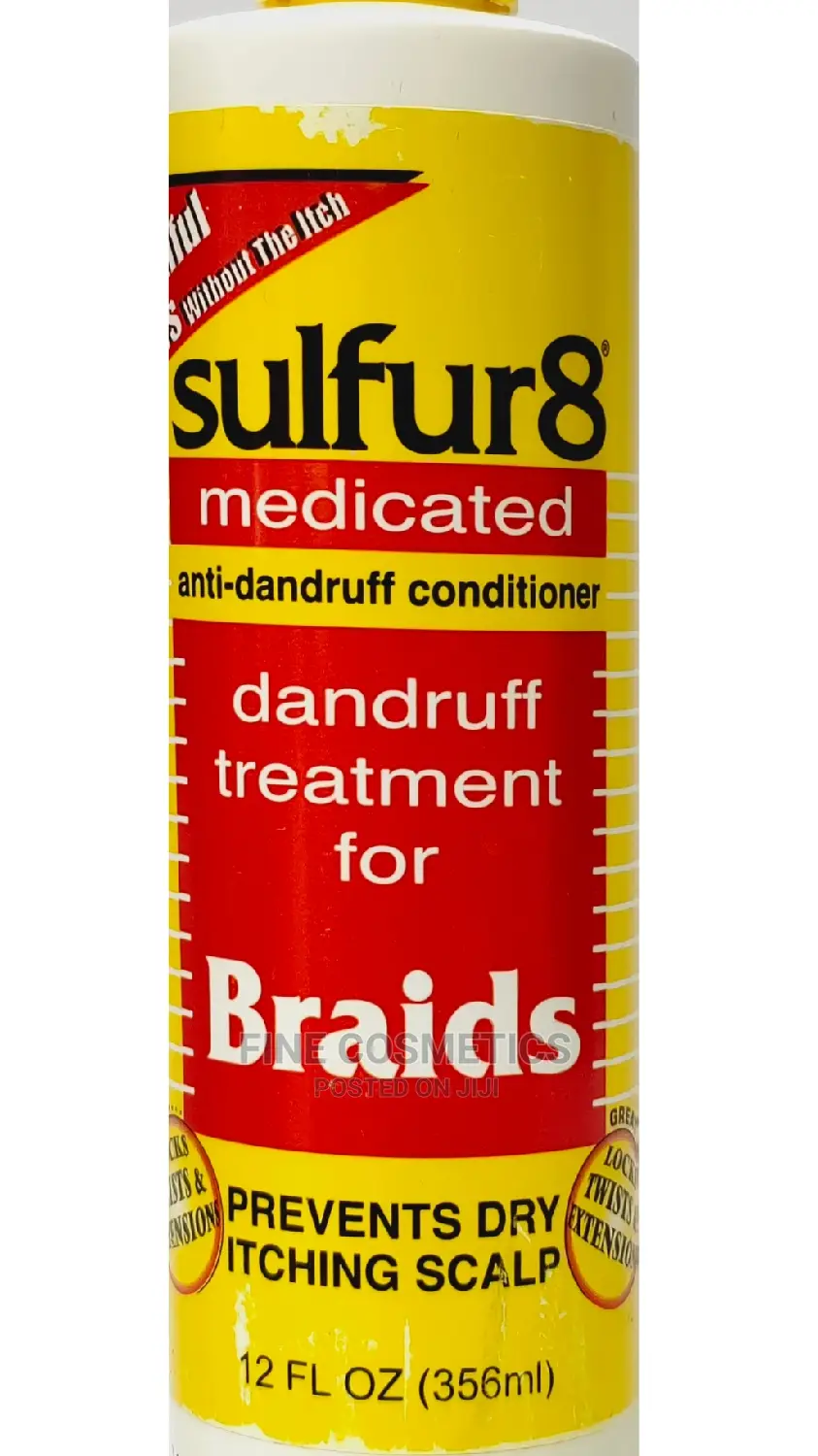 Sulfur8 Medicated Anti-Dandruff Treatment Braids Spray.
