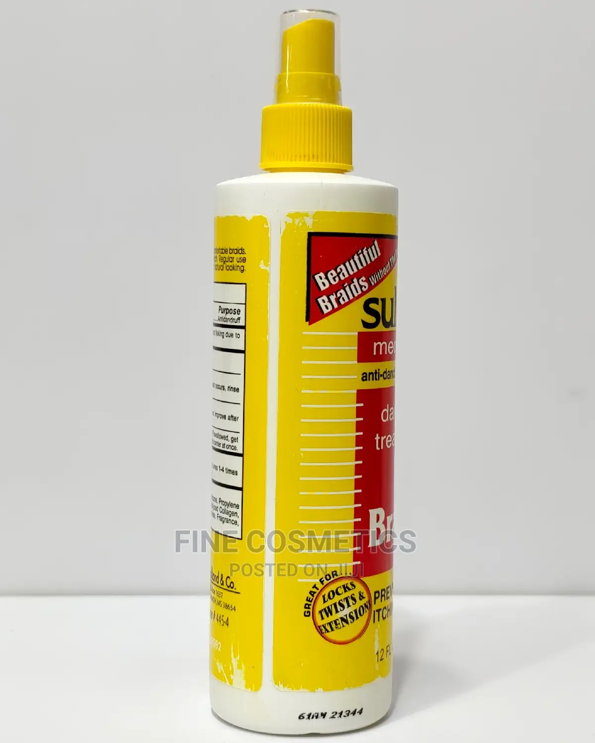 Sulfur8 Medicated Anti-Dandruff Treatment Braids Spray.