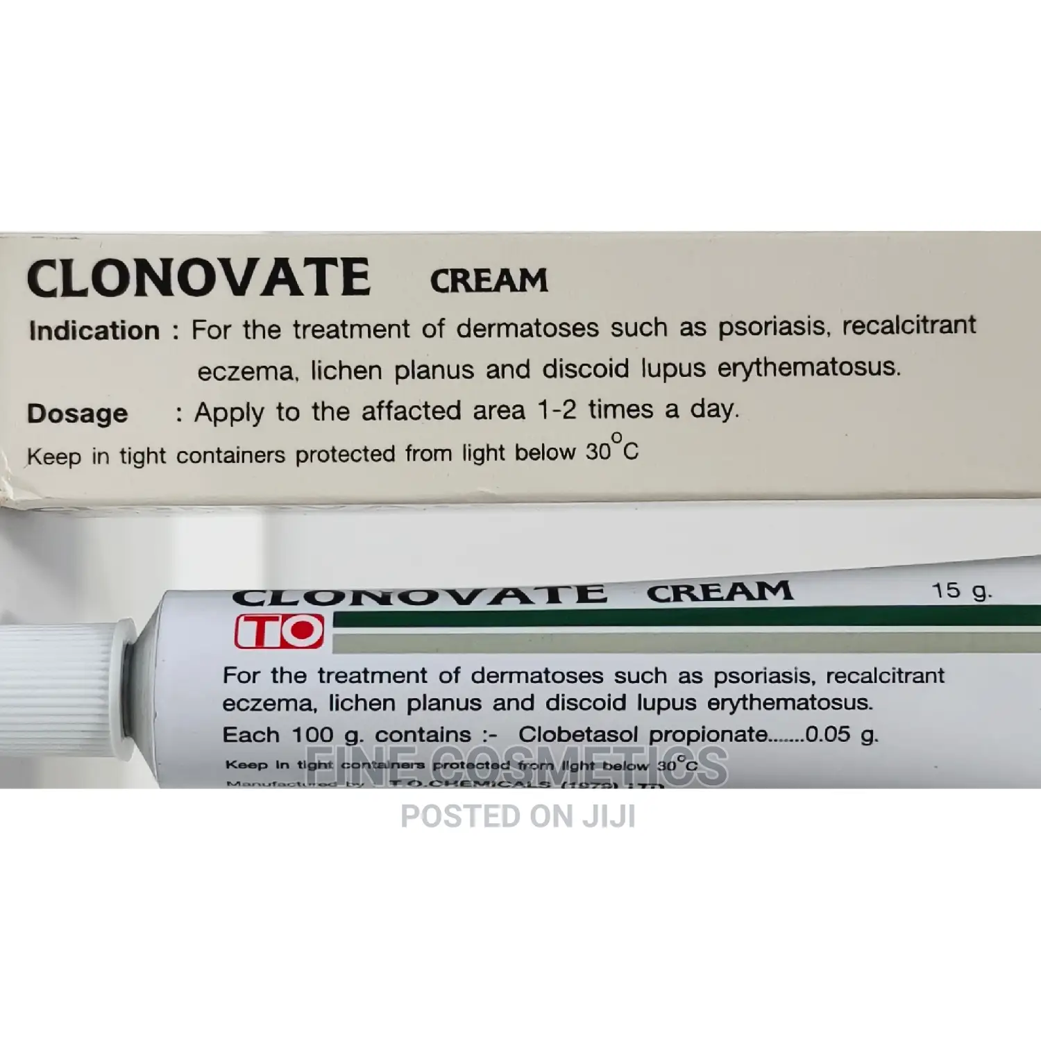 CLONOVATE Strong Lightening Cream for Pimples and + Knuckles